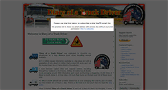 Desktop Screenshot of diaryofatruckdriver.com.au