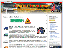 Tablet Screenshot of diaryofatruckdriver.com.au